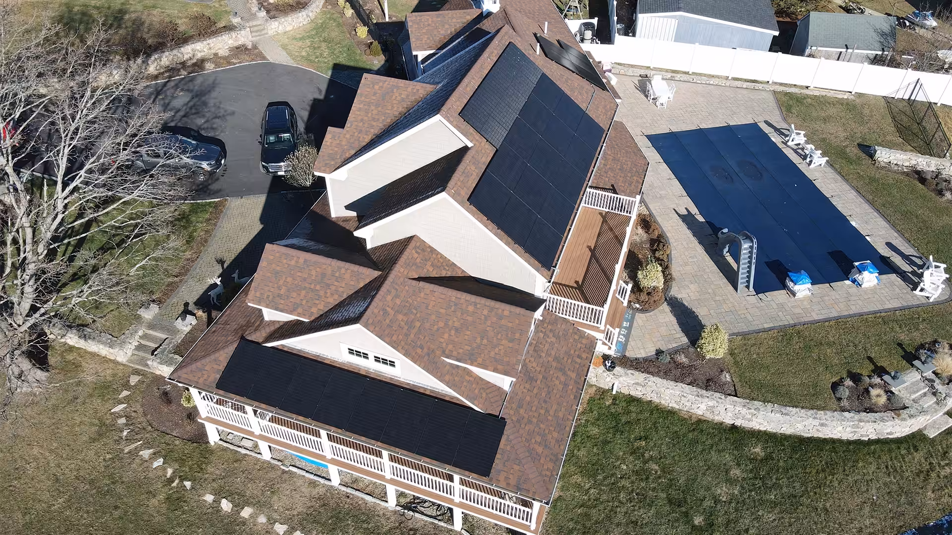 Sunfinity Power Jamison waterfront solar installation
