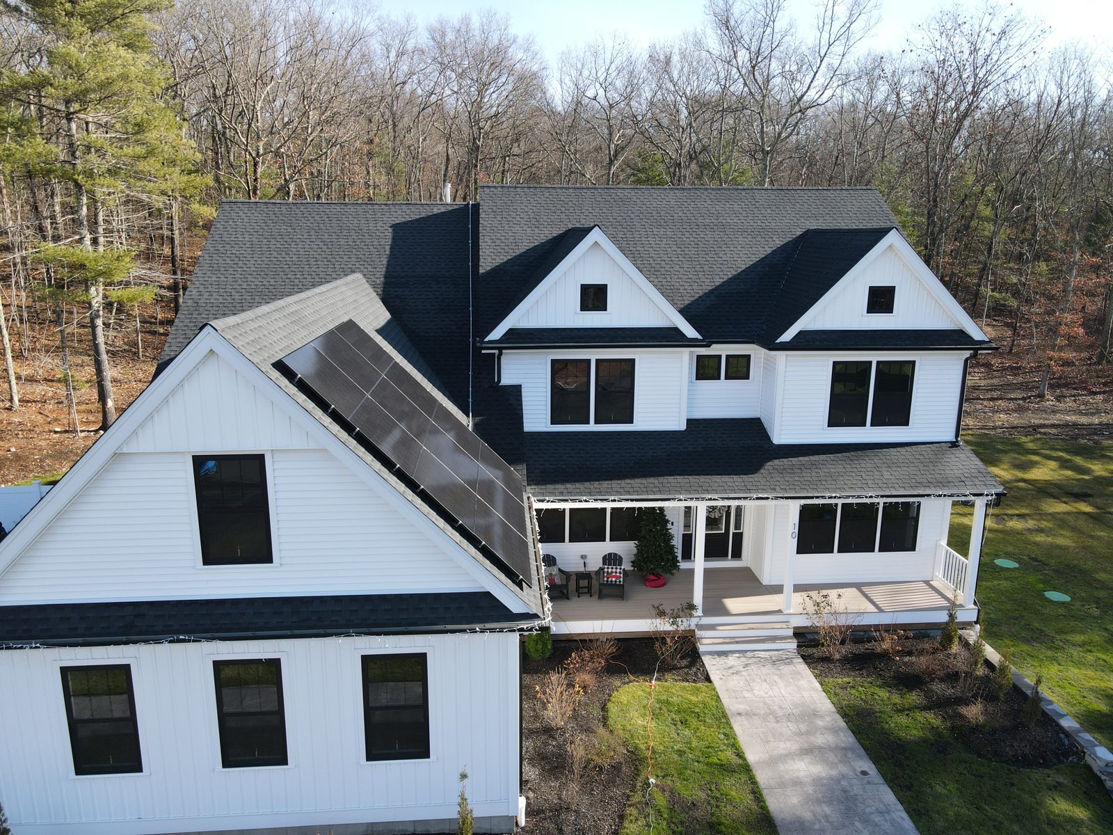 Sunfinity Power residential solar installation in Cumberland, RI