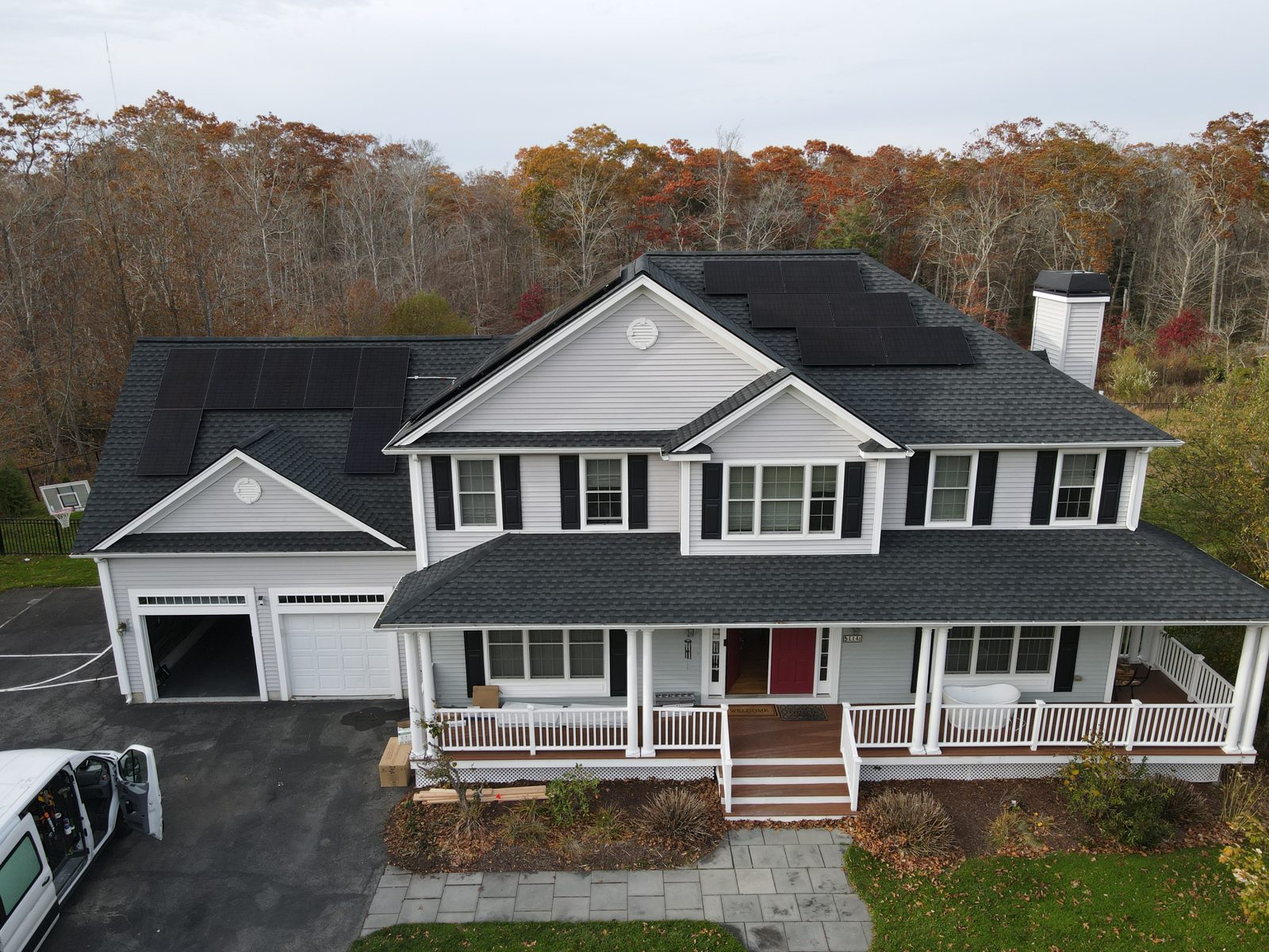 Sunfinity Power residential solar installation in Tiverton, RI